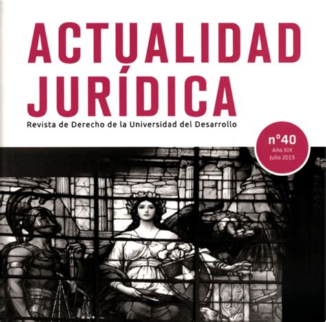 Revista Actualidad Jurídica Nº40 Facultad De Derecho