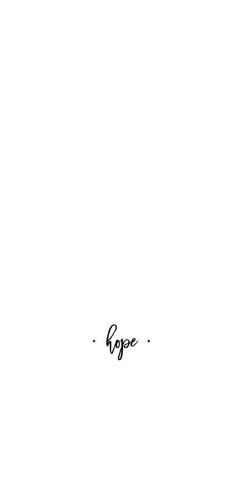 Download Hope Quotes In White Background Wallpaper