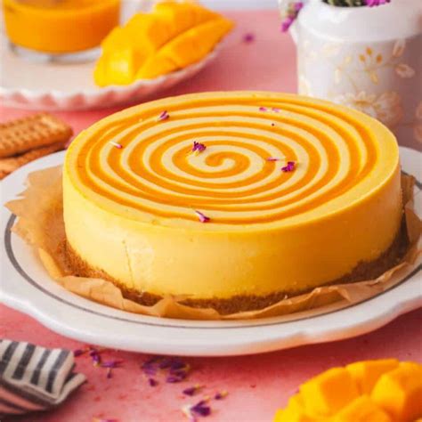 Baked Mango Cheesecake Sinfully Spicy