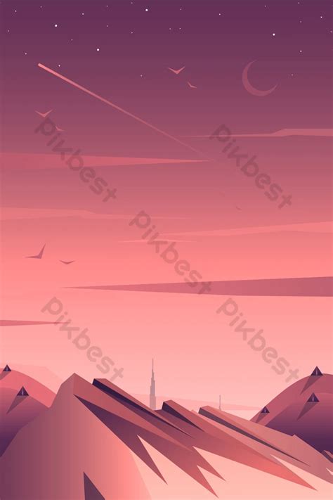 Vector Landscape Minimalist Background | PSD Backgrounds Free Download ...