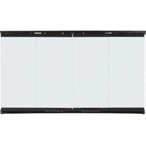 Majestic Original Bi-Fold Glass Doors With Black Trim for Sovereign 42