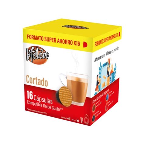 Cortado compatibles con Dolce Gusto Kfetea 16 cápsulas 8436583660416