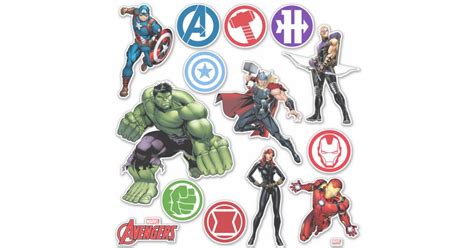 Avengers Sticker Sheet Zazzle