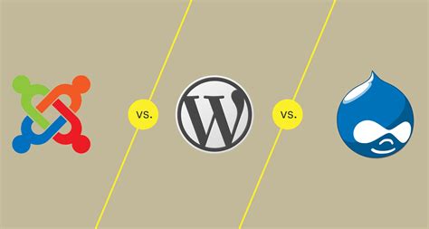 Joomla Vs Wordpress Vs Drupal