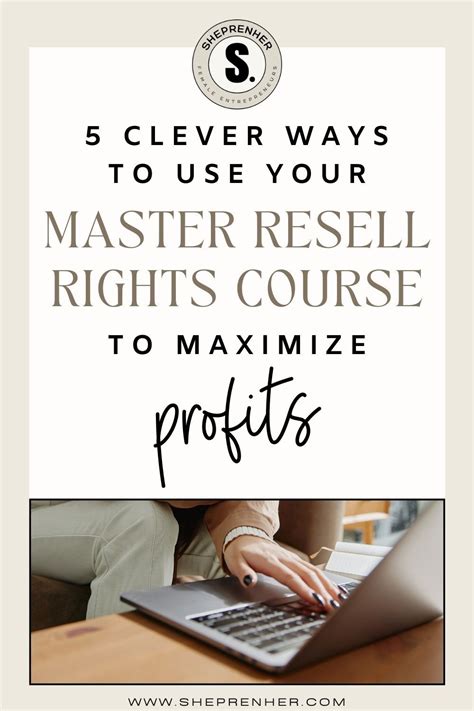 How To Use A Master Resell Rights Course To Maximize Your Earnings