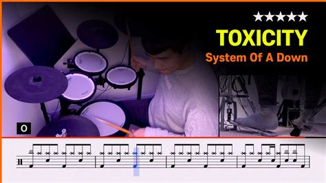 Lv 17 System Of A Down Toxicity Pop Drum Cover With Sheet