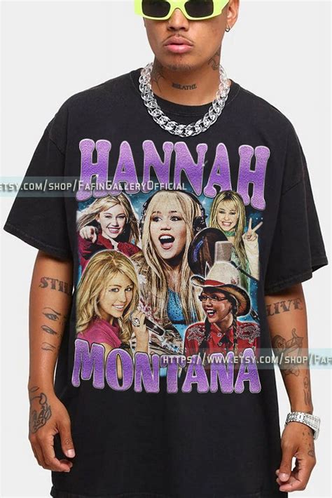 [BLACK] HANNAH MONTANA Shirt, Hannah Montana Fan Tees, Hannah Montana ...