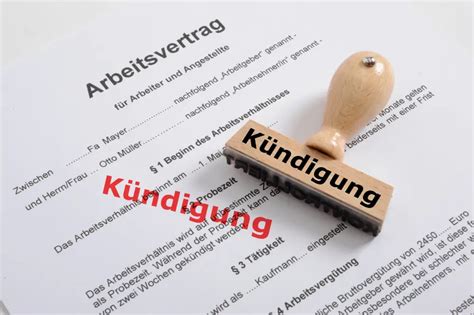 K Ndigungsschreiben Zum Arbeitsvertrag Vorlagen Und Tipps