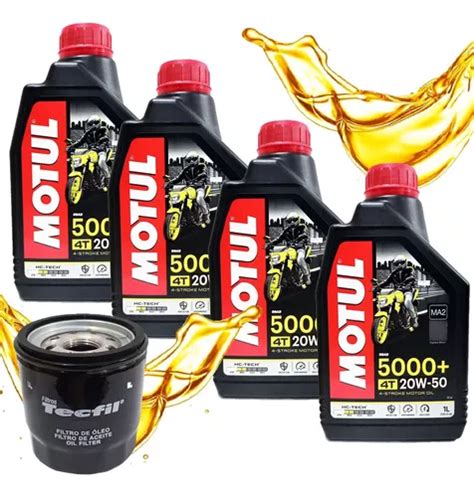 Troca De Oleo E Filtro Suzuki Gsr 750 Gsx 650 Motul 20w50 Frete grátis