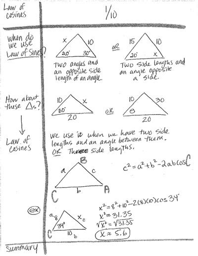 Right Angle Trigonometry Roosevelt Geometry