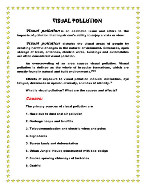 (DOC) VISUAL POLLUTION | sheena sabasaje - Academia.edu