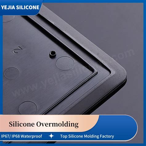 Liquid Silicone Rubber Overmolding Waterproof Plastic Pads Silicone