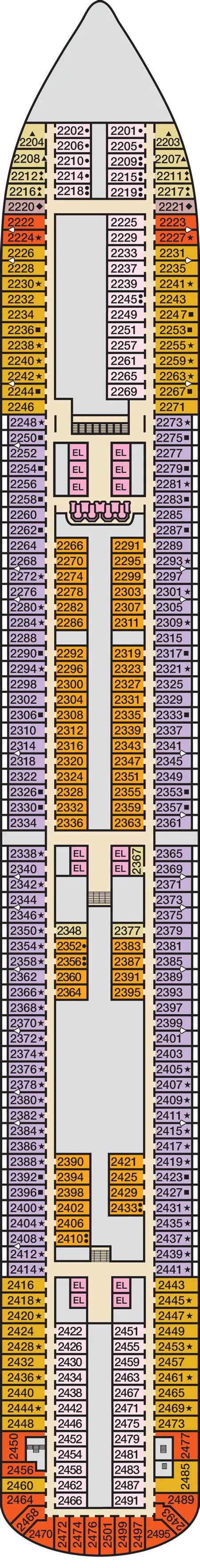 Carnival Breeze Deck 2 Deck Plan Cruise Deck Info