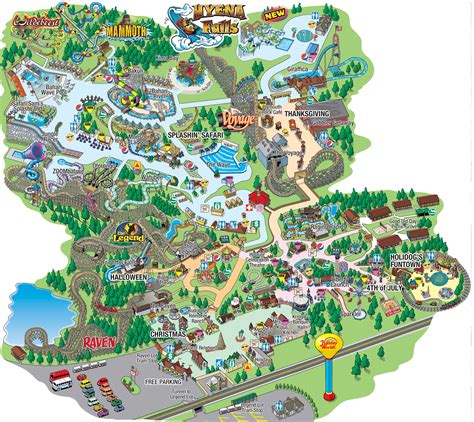 Parkmaps Parkplan Plattegrond Holiday World Freizeitpark Welt De