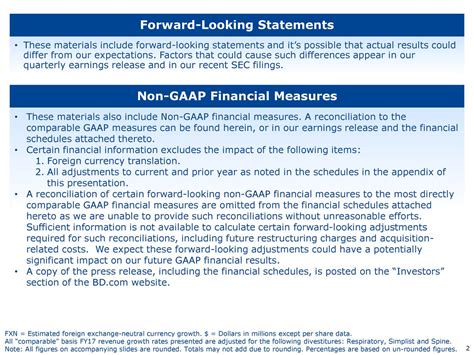 Becton Dickinson And Company 2017 Q3 Results Earnings Call Slides