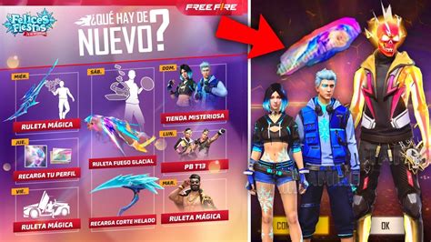 Agenda Semanal De Free Fire Pu Os Legendarios Asi Funciona Ruleta