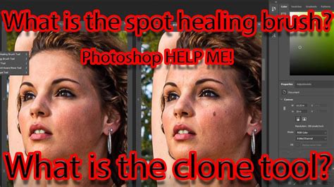 How To Use The Spot Healing Brush In Photoshop YouTube