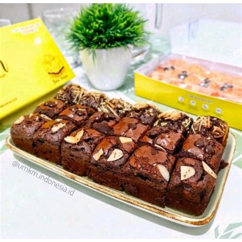 Jual Brownies Panggang Sekat Ukuran X Brownies Fudgy