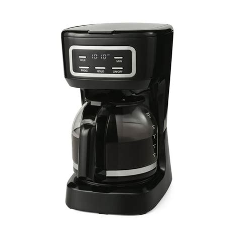 Mainstays 12 Cup Programmable Coffee Maker 18 Liter Capacityblack