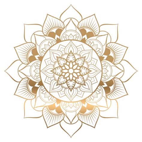 Fondo De Mandala De Lujo Con Decoraci N Dorada Png Dise O De Mandala