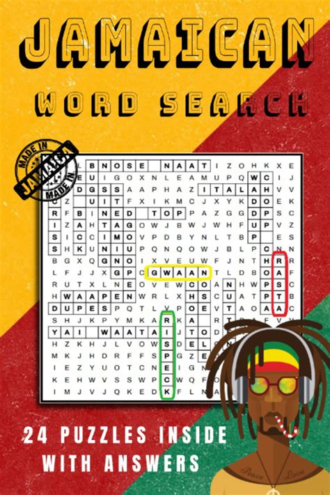 Jamaican Word Search Puzzle Book For Adults Word Search For Seniors