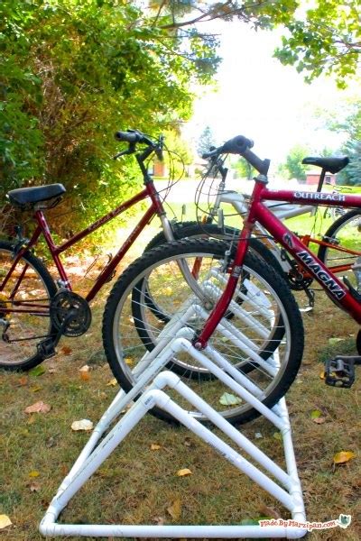 DIY PVC Bike Rack - Made By Marzipan