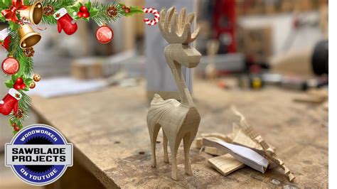 Making A Christmas Bandsaw Reindeer Youtube