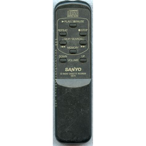 Sanyo S870 P N 6450096143 Cd Player Remote Control Refurbished