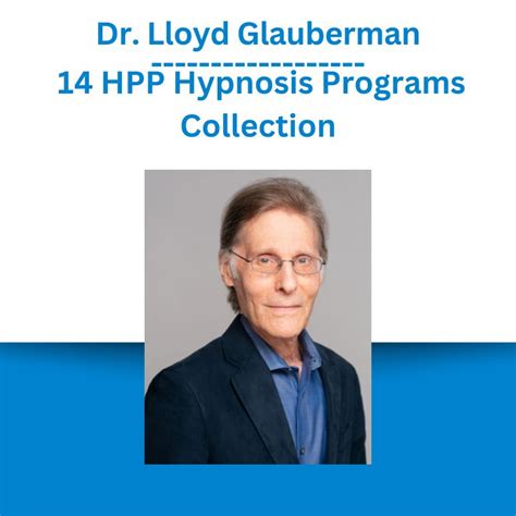 Dr Lloyd Glauberman Hpp Hypnosis Programs Collection