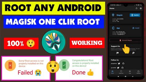 How To Root Android 11 12 10 9 8 Version Magisk App One Clik Rooting