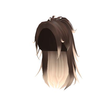 Messy Popular Y K Grunge Ponytail Brown To Blonde Roblox