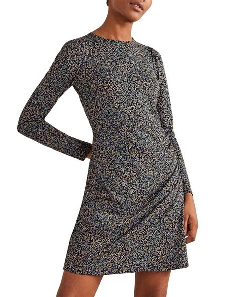 Buy Boden Ruched Jersey Mini Dress Nocolor At Off Editorialist