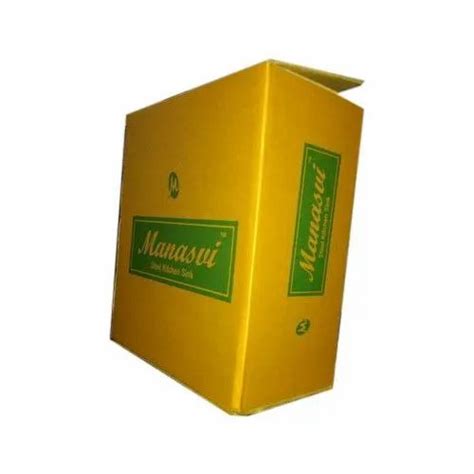 Corrugated Kraft Paper Rectangular Printed Custom Packaging Box For