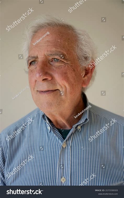 Portrait Handsome Mature Man His Seventies Stock Photo Shutterstock