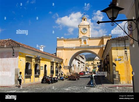 santa catalina arch antigua  res stock photography  images alamy