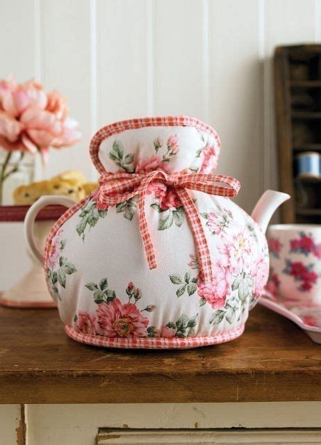 Pin By Raindrops Roses On Pretty Coral Home Garden Tea Cosy