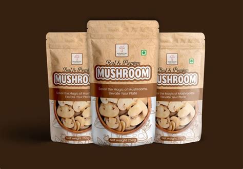 mushroom packaging design stuffed mushrooms food labels packging design