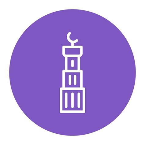 Imagen Vectorial Del Icono De La Torre De Oraci N Se Puede Usar Para El