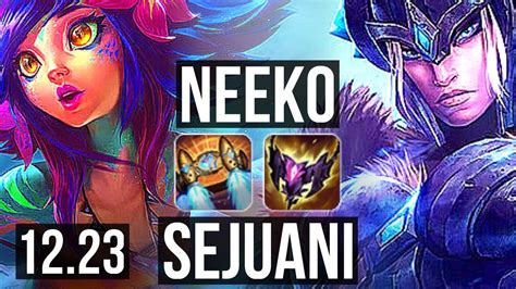 Neeko Vs Sejuani Mid 8 Solo Kills 300 Games Dominating Kr