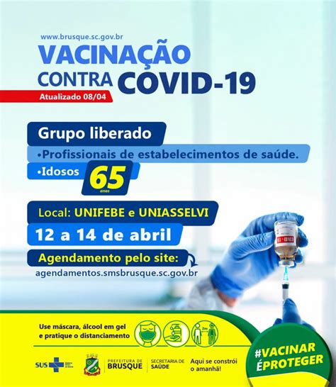 Brusque Abre Novo Agendamento Para Primeira Dose Da Vacina Da Covid