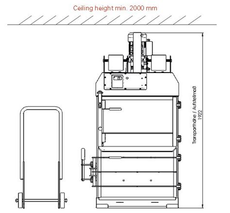 Papier Pressen Hsm V Press Mit Ballenauswerfer T Kg