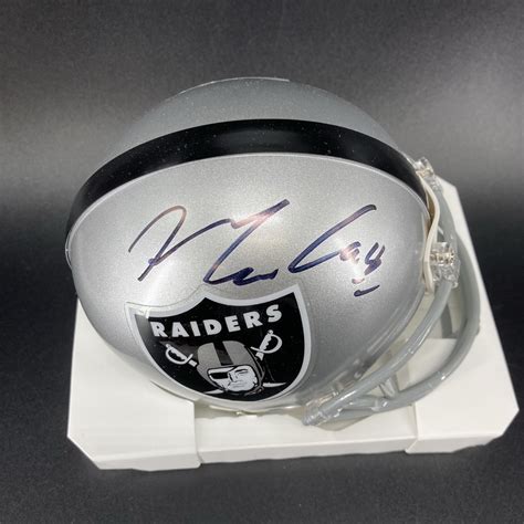 Nfl Raiders Maxx Crosby Signed Mini Helmet The Official Auction Site Of The National