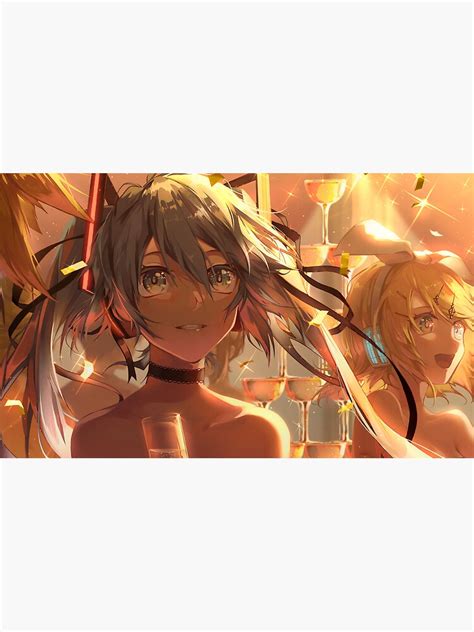 Hot Hatsune Miku Kagamine Len Kagamine Rin Waifu Lewd Kawaii Sexy Vocaloid Anime Girl Lolita