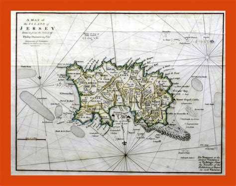 Old map of Jersey | Maps of Jersey | Maps of Europe | GIF map | Maps of ...