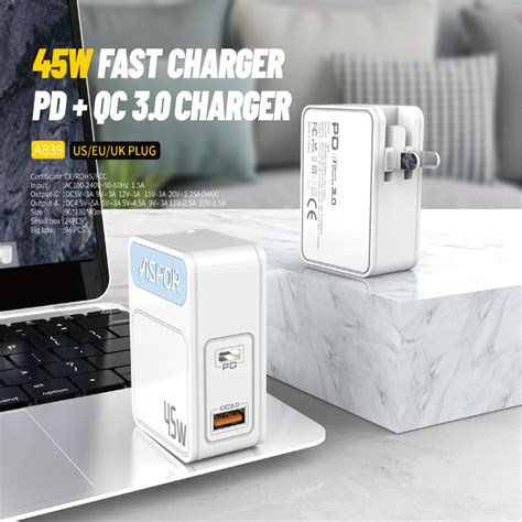 Aspor A W Fast Pd Qc Fast Charger Finefix Kw