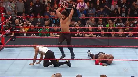 Wwe Raw Dec 31 2018 Seth Rollins Vs Bobby Lashly Youtube