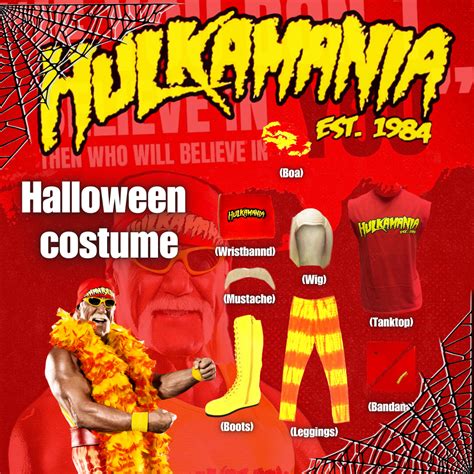 Hulkamania Halloween Costume Hogans Beach Shop