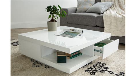 Table Basse Blanc Laqu Nos Mod Les Pr F R S