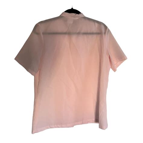 Pale Pink Pussy Bow Blouse A Vintage Pale Punk Depop