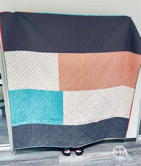 How To Make A Pieced Quilt Backing Sew Nikki